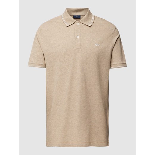 Koszulka polo z efektem melanżu ze sklepu Peek&Cloppenburg  w kategorii T-shirty męskie - zdjęcie 169751735