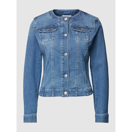 Bluzka jeansowa z kieszeniami z patką na piersi model ‘STYLE.SEATTLE’ ze sklepu Peek&Cloppenburg  w kategorii Kurtki damskie - zdjęcie 169751799