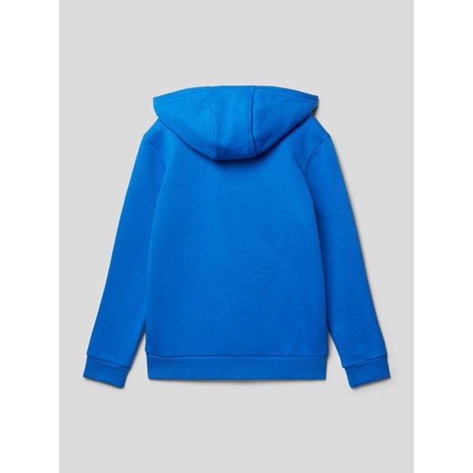 Bluza chłopięca Adidas Originals niebieska z bawełny jesienna 