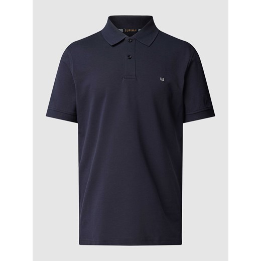 Koszulka polo o kroju slim fit w jednolitym kolorze ze sklepu Peek&Cloppenburg  w kategorii T-shirty męskie - zdjęcie 169751897