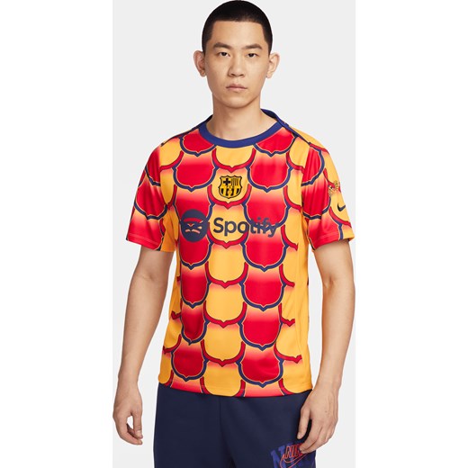 Męska przedmeczowa koszulka piłkarska Nike Dri-FIT FC Barcelona Academy Pro SE - Żółty ze sklepu Nike poland w kategorii T-shirty męskie - zdjęcie 169754386