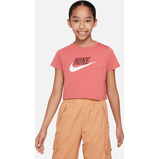 Bluzka dziewczęca Nike bawełniana 