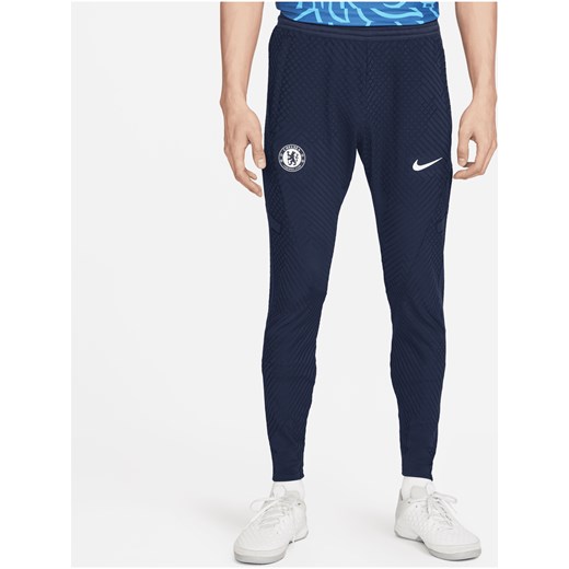 Męskie spodnie piłkarskie Nike Dri-FIT ADV Chelsea F.C. Strike Elite - Niebieski ze sklepu Nike poland w kategorii Spodnie męskie - zdjęcie 169754497