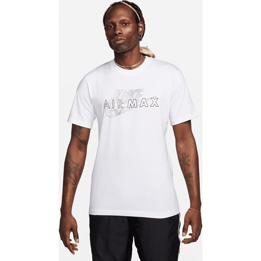 Męski T-shirt z krótkim rękawem Nike Air Max - Biel ze sklepu Nike poland w kategorii T-shirty męskie - zdjęcie 169754506
