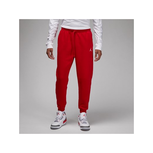 Męskie spodnie dresowe Jordan Brooklyn Fleece - Czerwony ze sklepu Nike poland w kategorii Spodnie męskie - zdjęcie 169754679