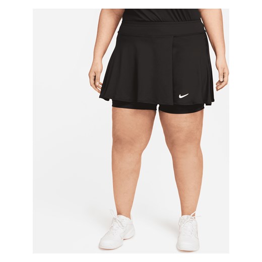 Damska spódniczka tenisowa z falbanami NikeCourt Dri-FIT Victory (duże rozmiary) - Czerń ze sklepu Nike poland w kategorii Spódnice - zdjęcie 169754727
