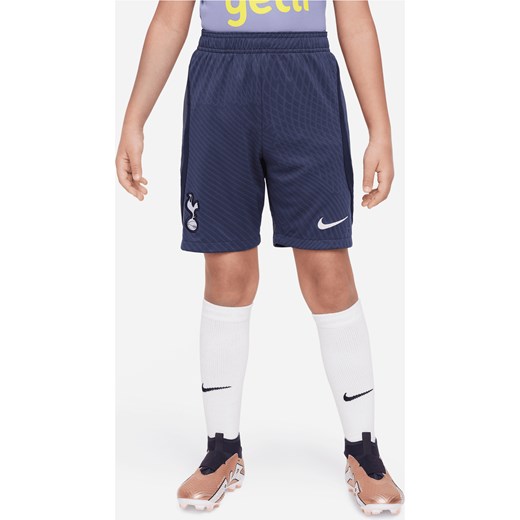 Dzianinowe spodenki piłkarskie dla dużych dzieci Tottenham Hotspur Strike Nike Dri-FIT - Niebieski ze sklepu Nike poland w kategorii Spodenki chłopięce - zdjęcie 169754748