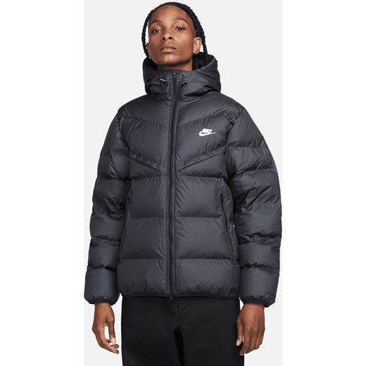Męska kurtka puchowa z kapturem Storm-FIT Nike Windrunner PrimaLoft® - Czerń Nike 3XL Nike poland
