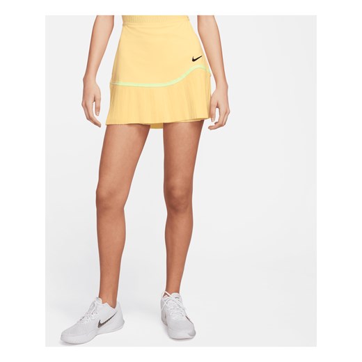 Spódnica Nike w sportowym stylu żółta 