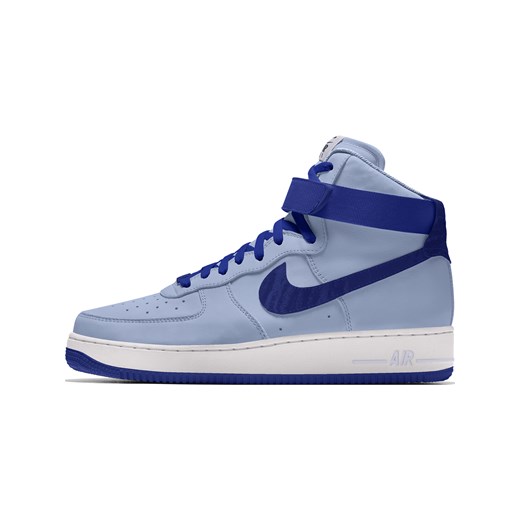 Buty sportowe męskie Nike air force niebieskie wiązane