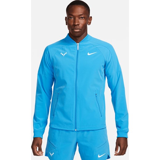 Męska kurtka do tenisa Nike Dri-FIT Rafa - Niebieski ze sklepu Nike poland w kategorii Kurtki męskie - zdjęcie 169754987