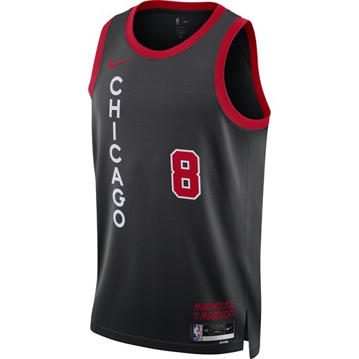 Koszulka męska Nike Dri-FIT NBA Swingman Zach Lavine Chicago Bulls City Edition 2023/24 - Czerń ze sklepu Nike poland w kategorii T-shirty męskie - zdjęcie 169754999