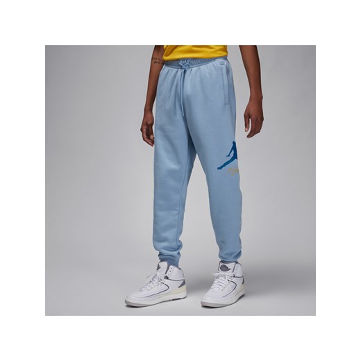 Męskie spodnie z dzianiny Baseline Jordan Essentials - Niebieski ze sklepu Nike poland w kategorii Spodnie męskie - zdjęcie 169755037