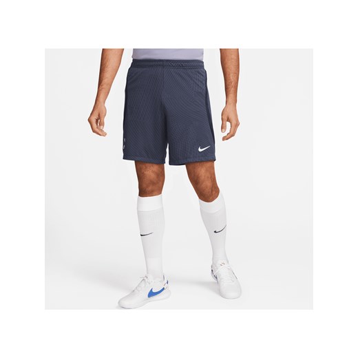 Męskie spodenki piłkarskie z dzianiny Nike Dri-FIT Tottenham Hotspur Strike - Niebieski ze sklepu Nike poland w kategorii Spodenki męskie - zdjęcie 169755056