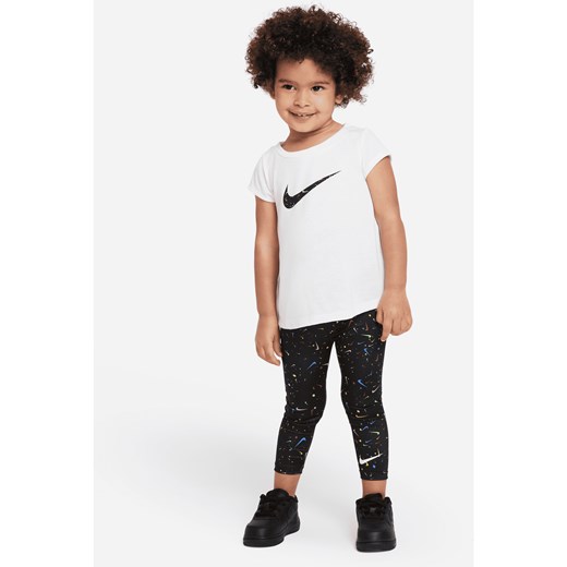 Zestaw T-shirt i legginsy dla niemowląt (12–24 M) Nike - Czerń ze sklepu Nike poland w kategorii Komplety dziewczęce - zdjęcie 169755068