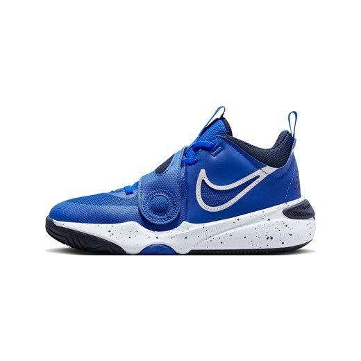 Buty do koszykówki dla dużych dzieci Nike Team Hustle D 11 - Niebieski ze sklepu Nike poland w kategorii Buty sportowe dziecięce - zdjęcie 169755135