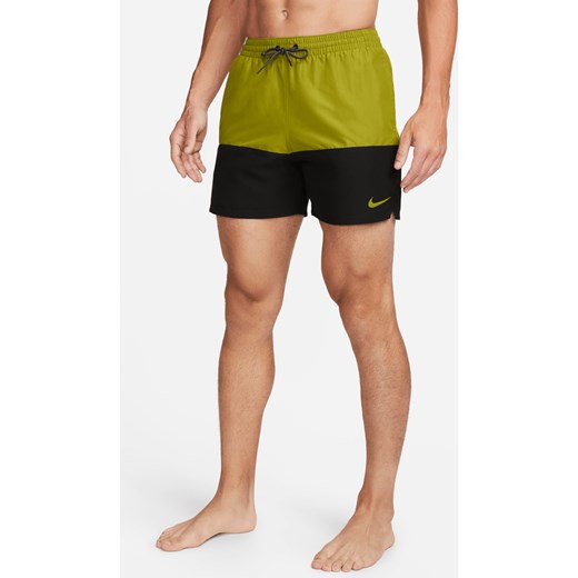 Męskie spodenki kąpielowe 12,5 cm Nike Split - Zieleń ze sklepu Nike poland w kategorii Kąpielówki - zdjęcie 169755145