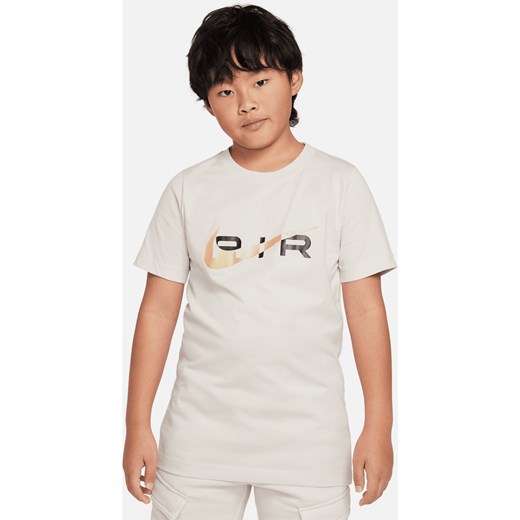 T-shirt dla dużych dzieci (chłopców) Nike Air - Brązowy ze sklepu Nike poland w kategorii T-shirty chłopięce - zdjęcie 169755217
