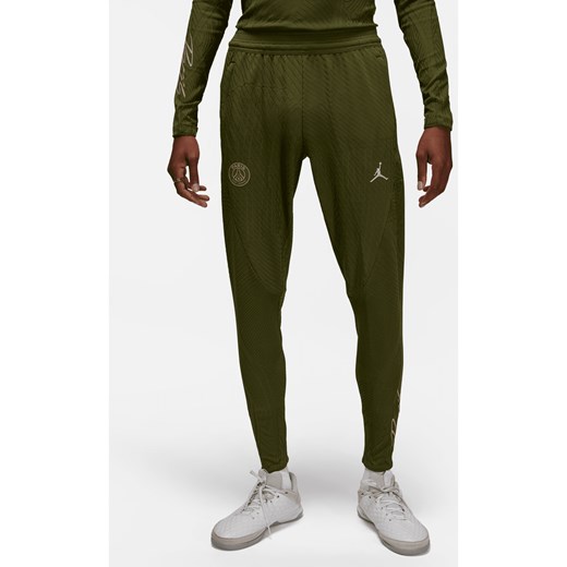 Męskie spodnie piłkarskie Jordan Dri-FIT ADV Paris Saint-Germain Strike Elite (wersja czwarta) - Zieleń ze sklepu Nike poland w kategorii Spodnie męskie - zdjęcie 169755268