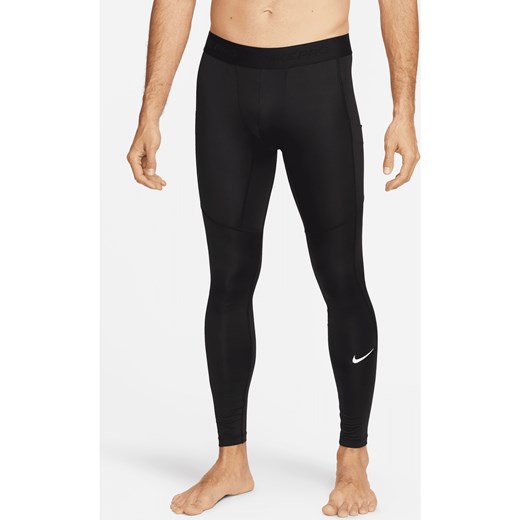 Męskie legginsy do fitnessu Dri-FIT Nike Pro - Czerń ze sklepu Nike poland w kategorii Spodnie męskie - zdjęcie 169755285