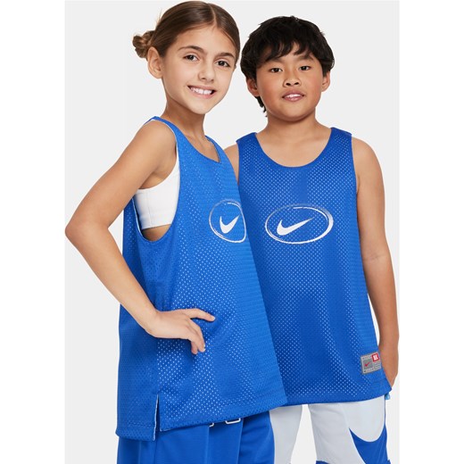 Dwustronna koszulka dla dużych dzieci Nike Culture of Basketball - Niebieski ze sklepu Nike poland w kategorii T-shirty chłopięce - zdjęcie 169755425