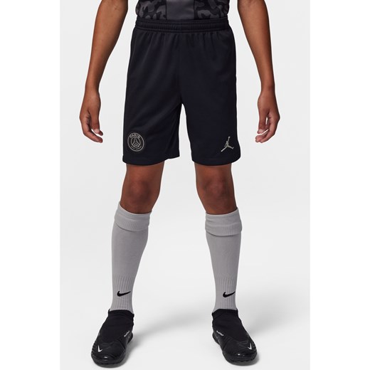 Spodenki piłkarskie dla dużych dzieci Nike Dri-FIT Paris Saint-Germain Stadium 2023/24 (wersja trzecia) - Czerń ze sklepu Nike poland w kategorii Spodenki chłopięce - zdjęcie 169755658
