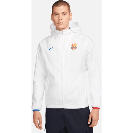 Nike kurtka męska biała w sportowym stylu 