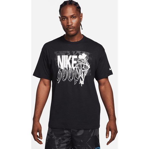 Męski T-shirt do koszykówki Max90 Nike - Czerń ze sklepu Nike poland w kategorii T-shirty męskie - zdjęcie 169755786