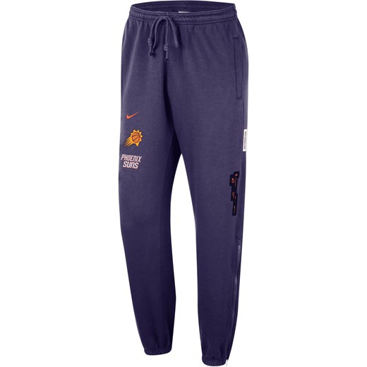 Spodnie męskie Nike NBA Courtside Phoenix Suns Standard Issue City Edition 2023/24 - Fiolet ze sklepu Nike poland w kategorii Spodnie męskie - zdjęcie 169755797