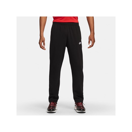 Męskie spodnie z dzianiny Nike Sportswear Club - Czerń ze sklepu Nike poland w kategorii Spodnie męskie - zdjęcie 169755799
