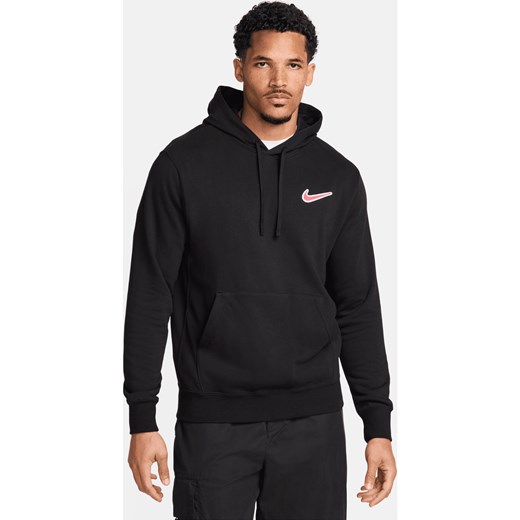 Męska bluza z kapturem Nike Sportswear - Czerń ze sklepu Nike poland w kategorii Bluzy męskie - zdjęcie 169755808