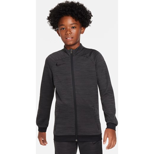 Dresowa bluza piłkarska dla dużych dzieci Nike Dri-FIT Academy - Czerń ze sklepu Nike poland w kategorii Bluzy chłopięce - zdjęcie 169755829