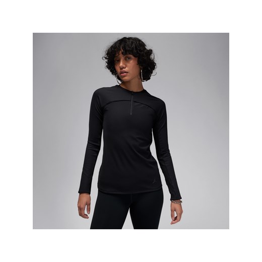 Damska koszulka z długim rękawem Jordan Sport - Czerń ze sklepu Nike poland w kategorii Bluzki damskie - zdjęcie 169755839