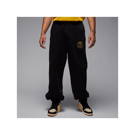 Męskie spodnie z dzianiny Paris Saint-Germain - Czerń ze sklepu Nike poland w kategorii Spodnie męskie - zdjęcie 169755846