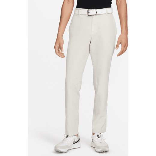 Męskie spodnie do golfa o dopasowanym kroju Nike Tour Repel Flex - Szary ze sklepu Nike poland w kategorii Spodnie męskie - zdjęcie 169755848