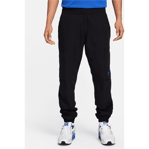 Męskie bojówki z tkaniny Nike Air Max - Czerń ze sklepu Nike poland w kategorii Spodnie męskie - zdjęcie 169755887