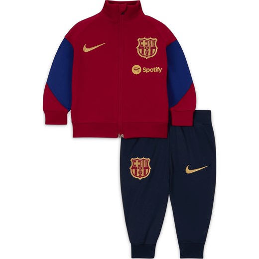 Dres piłkarski dla niemowląt Nike FC Barcelona Strike - Czerwony ze sklepu Nike poland w kategorii Dresy dla niemowlaka - zdjęcie 169755989