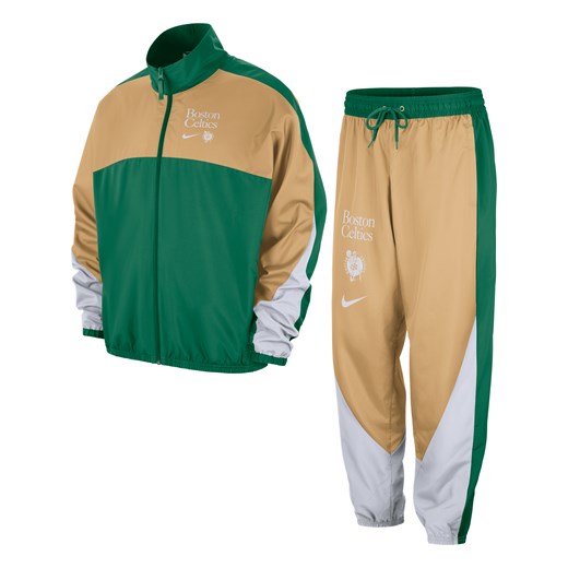 Męski dres z grafiką Nike NBA Boston Celtics Starting 5 Courtside - Zieleń ze sklepu Nike poland w kategorii Dresy męskie - zdjęcie 169756078