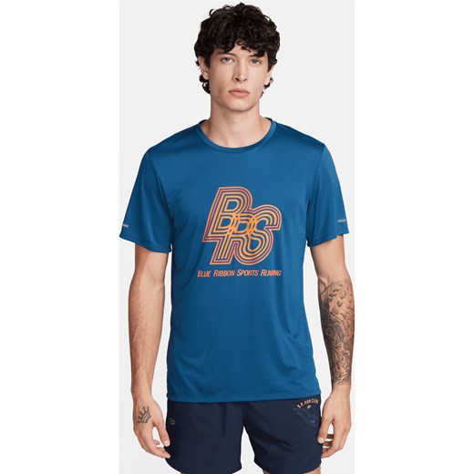 Męska koszulka z krótkim rękawem do biegania Dri-FIT Nike Running Energy Rise 365 - Niebieski ze sklepu Nike poland w kategorii T-shirty męskie - zdjęcie 169756238