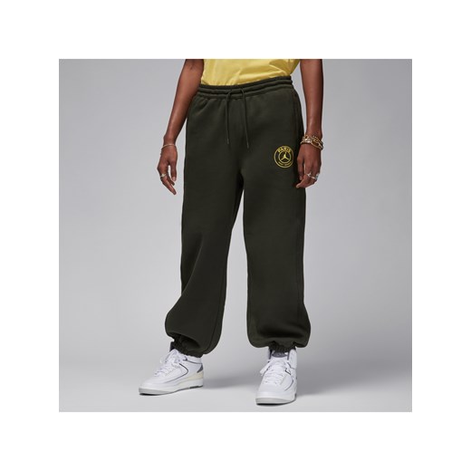 Męskie spodnie z dzianiny Paris Saint-Germain - Zieleń ze sklepu Nike poland w kategorii Spodnie męskie - zdjęcie 169756367