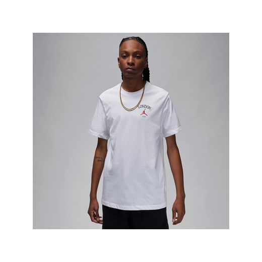 T-shirt męski Jordan London - Biel ze sklepu Nike poland w kategorii T-shirty męskie - zdjęcie 169756537