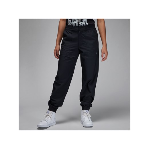 Damskie spodnie z tkaniny Jordan - Czerń ze sklepu Nike poland w kategorii Spodnie damskie - zdjęcie 169756607