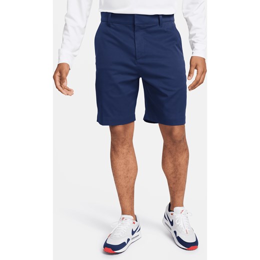 Męskie krótkie chinosy do golfa 20 cm Nike Tour - Niebieski ze sklepu Nike poland w kategorii Spodenki męskie - zdjęcie 169756797
