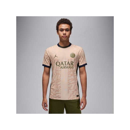 Męska koszulka piłkarska Authentic Jordan Dri-FIT ADV Paris Saint-Germain Match 2023/24 (wersja czwarta) - Brązowy ze sklepu Nike poland w kategorii T-shirty męskie - zdjęcie 169756826