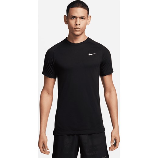 Męska koszulka z krótkim rękawem do fitnessu Dri-FIT Nike Flex Rep - Czerń ze sklepu Nike poland w kategorii T-shirty męskie - zdjęcie 169756846
