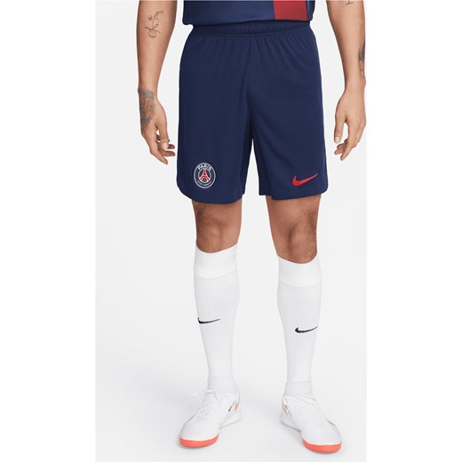 Męskie spodenki piłkarskie Nike Dri-FIT Paris Saint-Germain Stadium 2023/24 (wersja domowa/wyjazdowa) - Niebieski ze sklepu Nike poland w kategorii Spodenki męskie - zdjęcie 169756928