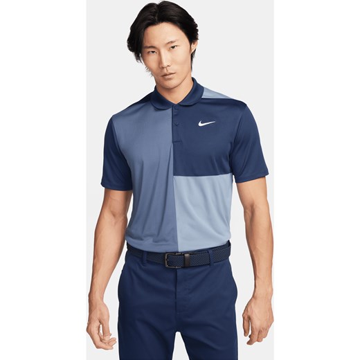 Męska koszulka polo do golfa Dri-FIT Nike Victory+ - Niebieski Nike XL Nike poland