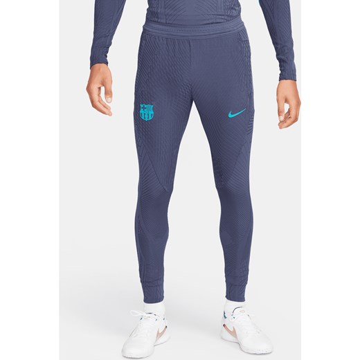 Męski spodnie piłkarskie Nike Dri-FIT ADV FC Barcelona Strike Elite (wersja trzecia) - Niebieski ze sklepu Nike poland w kategorii Spodnie męskie - zdjęcie 169756997