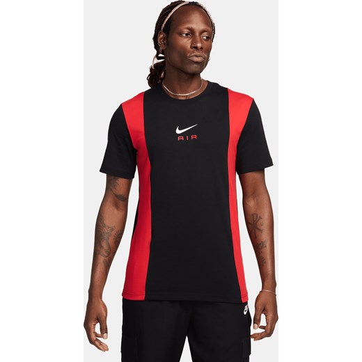 Męska koszulka z krótkim rękawem Nike Air - Czerń ze sklepu Nike poland w kategorii T-shirty męskie - zdjęcie 169757059