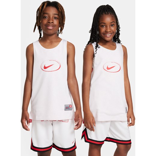 Dwustronna koszulka dla dużych dzieci Nike Culture of Basketball - Biel ze sklepu Nike poland w kategorii T-shirty chłopięce - zdjęcie 169757138